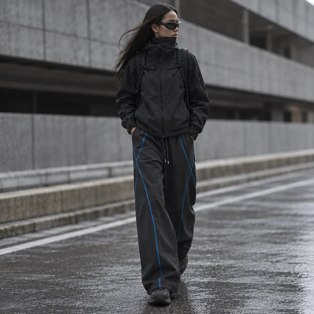 Chase - Unisex Water-Repellent & Quick-Dry Straight-Leg Walking Trousers - Dark Grey