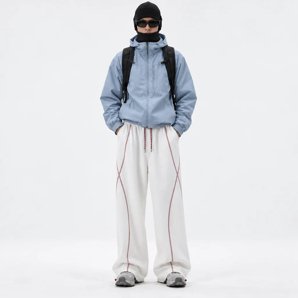 Chase - Unisex Water-Repellent & Quick-Dry Straight-Leg Walking Trousers - White