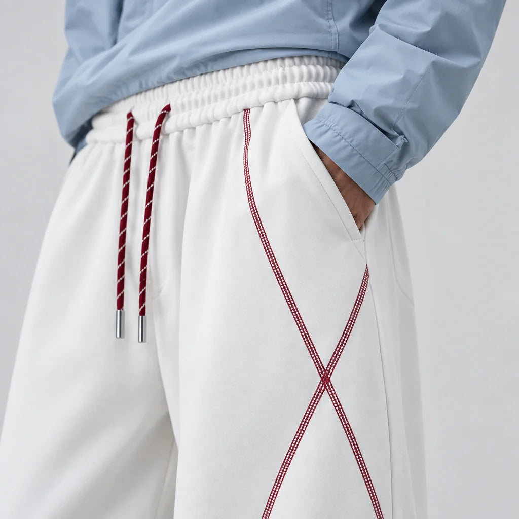Chase - Unisex Water-Repellent & Quick-Dry Straight-Leg Walking Trousers - White