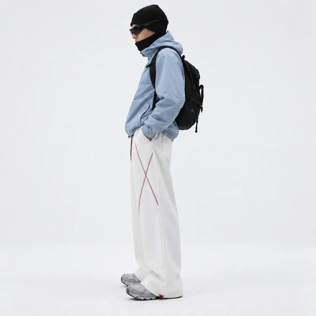 Chase - Unisex Water-Repellent & Quick-Dry Straight-Leg Walking Trousers - White