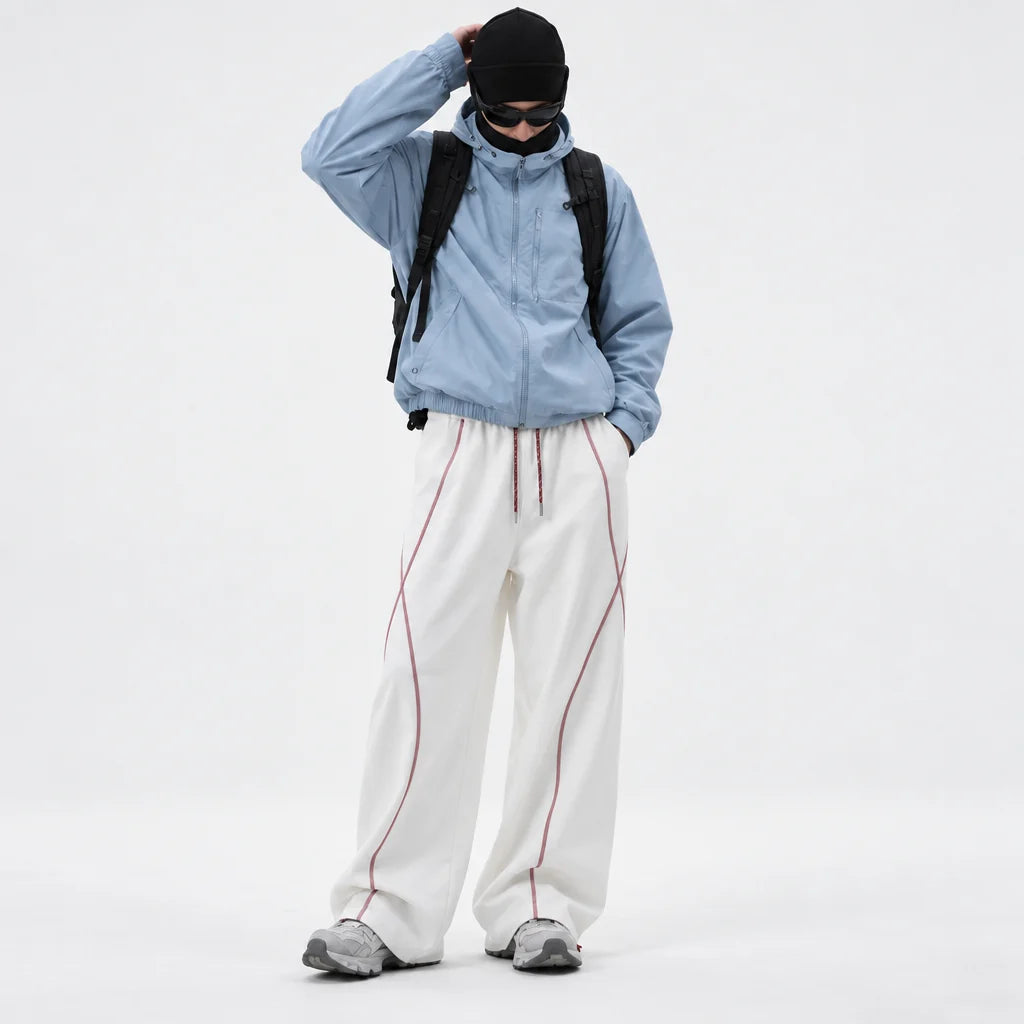 Chase - Unisex Water-Repellent & Quick-Dry Straight-Leg Walking Trousers - White