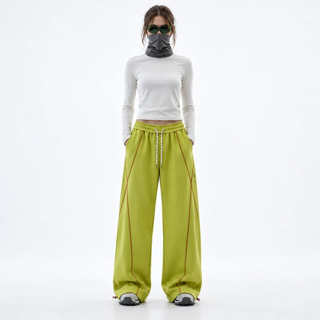 Chase - Unisex Water-Repellent & Quick-Dry Straight-Leg Walking Trousers - Yellow Green