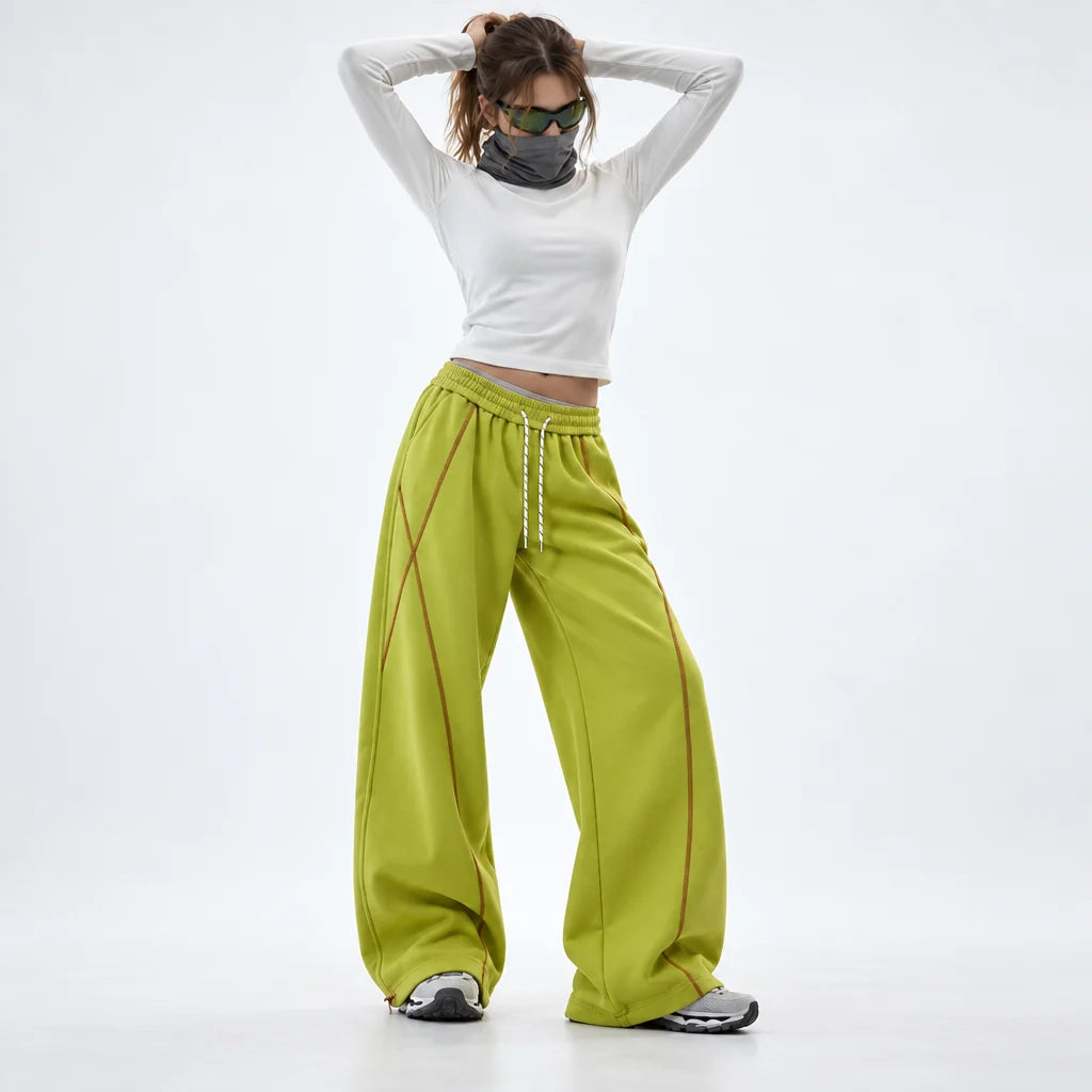 Chase - Unisex Water-Repellent & Quick-Dry Straight-Leg Walking Trousers - Yellow Green