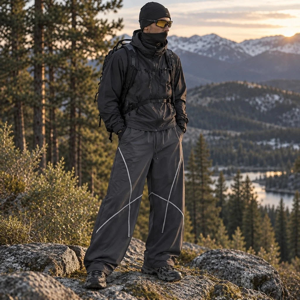 Nab - Unisex Water-Repellent & Quick-Dry Relaxed Fit Walking Trousers - Dark Grey