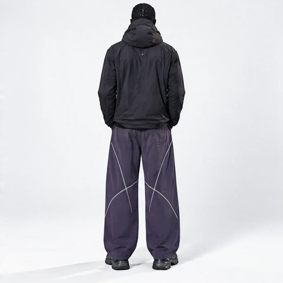 Nab - Unisex Water-Repellent & Quick-Dry Relaxed Fit Walking Trousers - Deep Purple