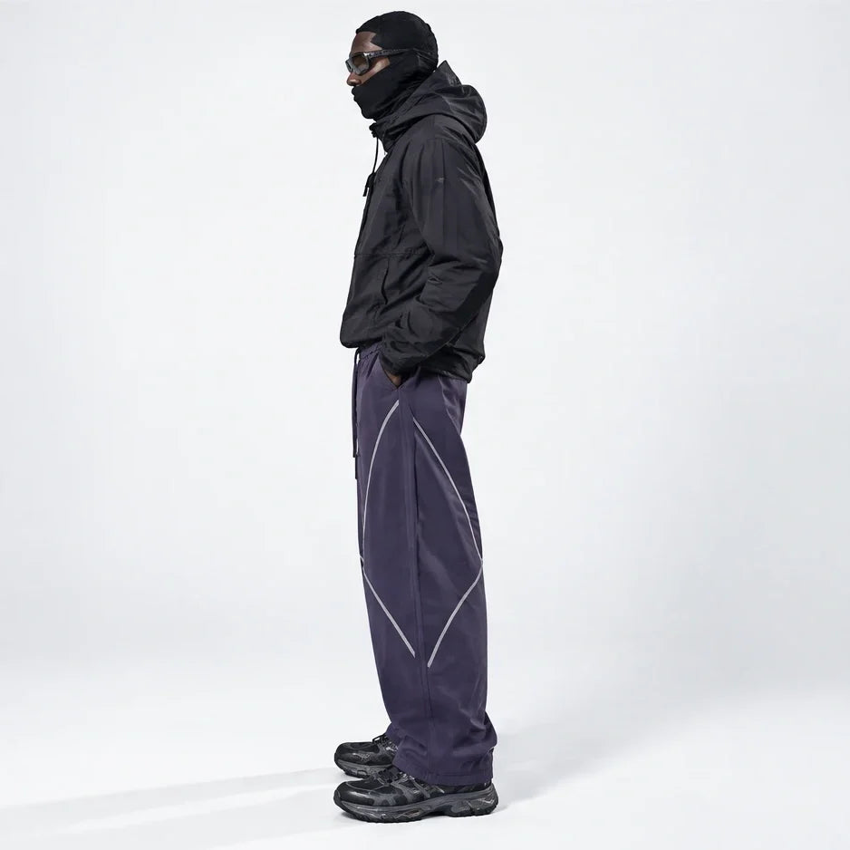 Nab - Unisex Water-Repellent & Quick-Dry Relaxed Fit Walking Trousers - Deep Purple
