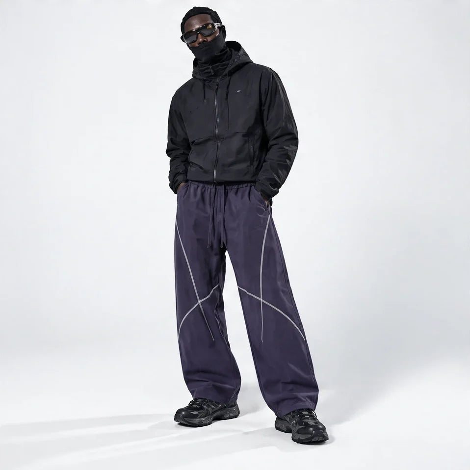 Nab - Unisex Water-Repellent & Quick-Dry Relaxed Fit Walking Trousers - Deep Purple