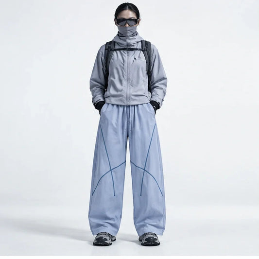 Nab - Unisex Water-Repellent & Quick-Dry Relaxed Fit Walking Trousers - Light Blue
