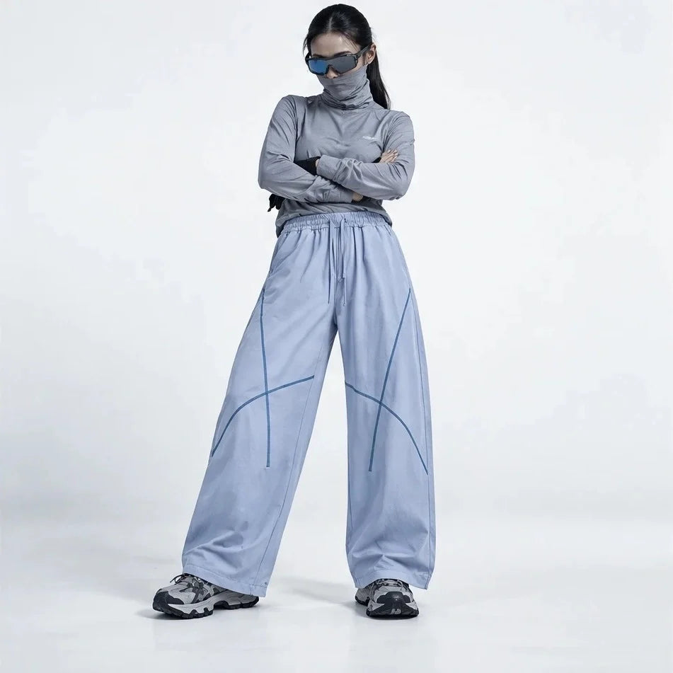 Nab - Unisex Water-Repellent & Quick-Dry Relaxed Fit Walking Trousers - Light Blue