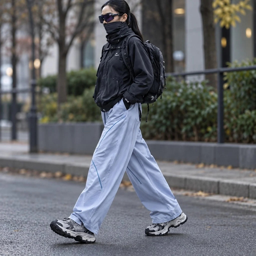 Nab - Unisex Water-Repellent & Quick-Dry Relaxed Fit Walking Trousers - Light Blue