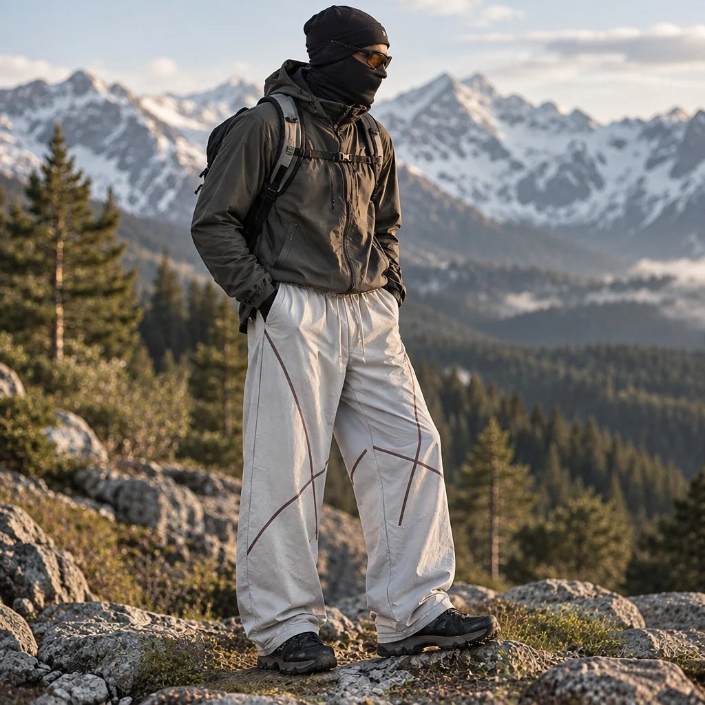 Nab - Unisex Water-Repellent & Quick-Dry Relaxed Fit Walking Trousers - Light Grey