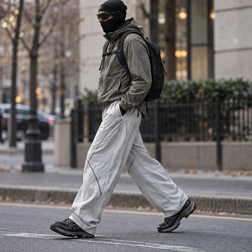 Nab - Unisex Water-Repellent & Quick-Dry Relaxed Fit Walking Trousers - Light Grey
