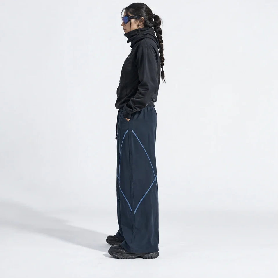 Nab - Unisex Water-Repellent & Quick-Dry Relaxed Fit Walking Trousers - Navy Blue