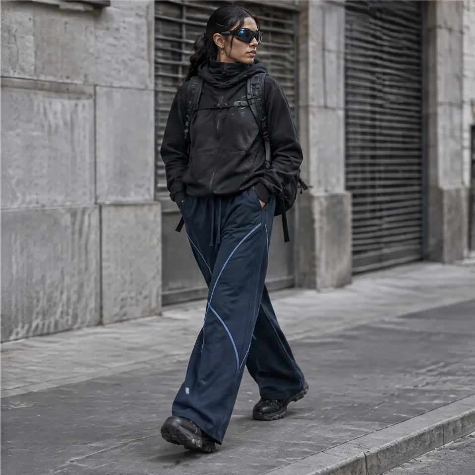 Nab - Unisex Water-Repellent & Quick-Dry Relaxed Fit Walking Trousers - Navy Blue
