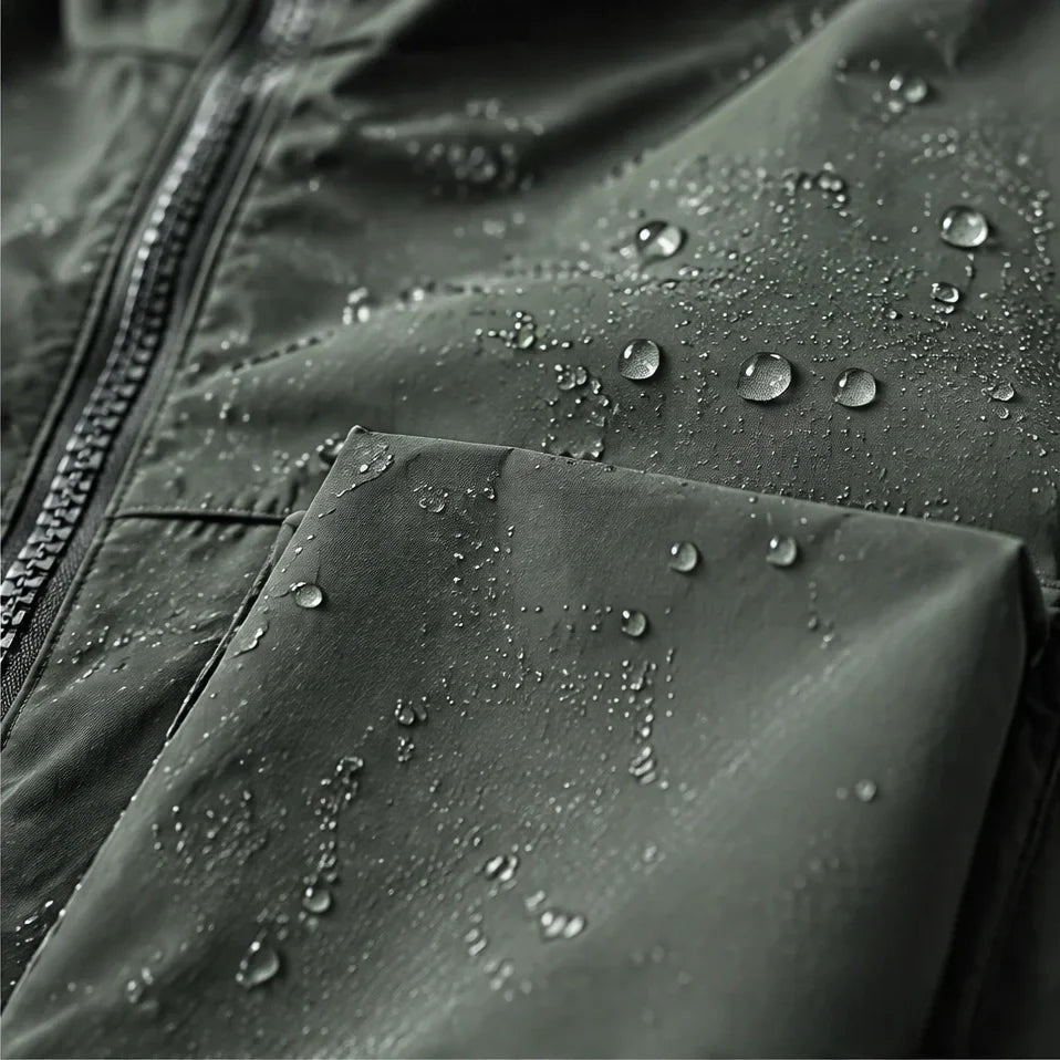 Graupel - Mens Insulated Windproof Hooded Puffer Jacket - Dark Green