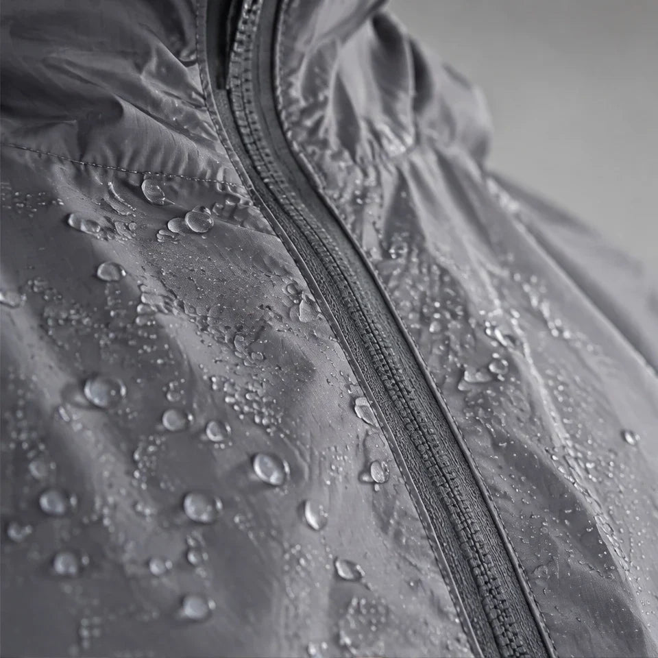 Frazil - Unisex Insulated Windproof Pullover Puffer Jacket - Dark Grey