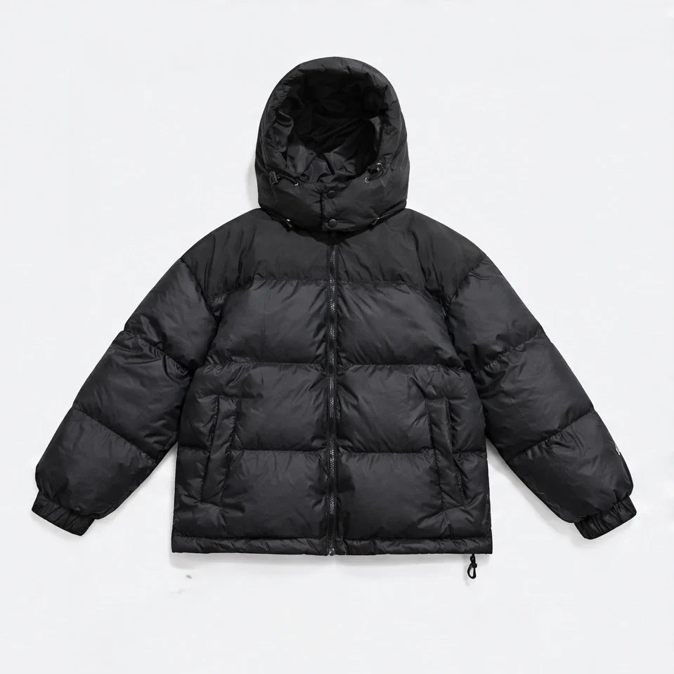 Mizzle - Unisex Insulated Windproof Reversible Puffer Jacket - Black