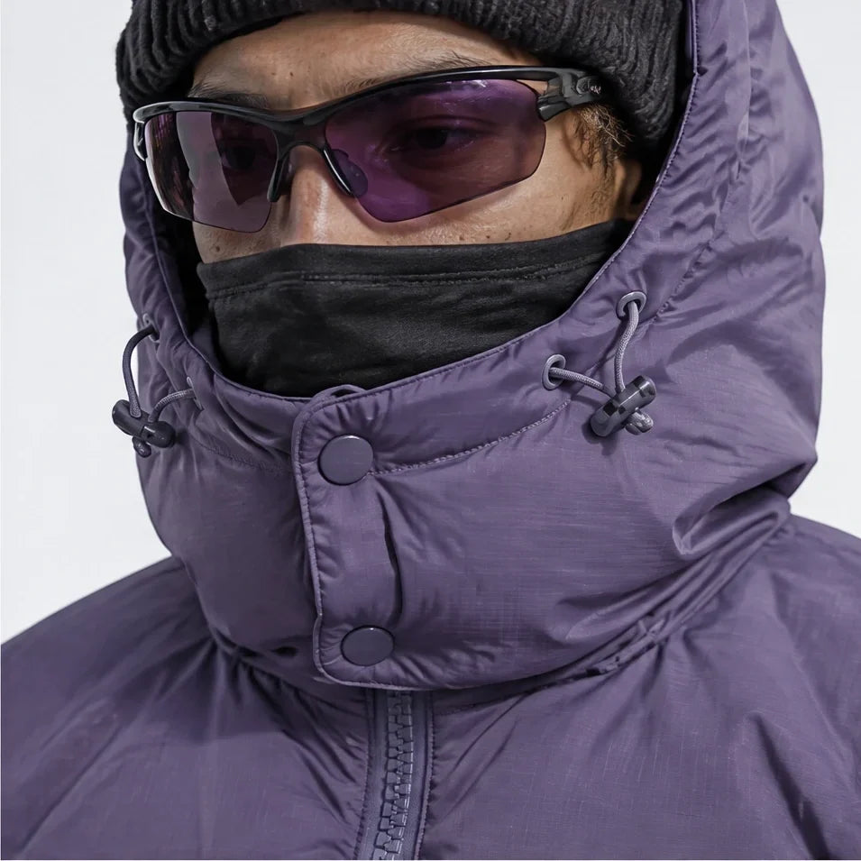 Mizzle - Unisex Insulated Windproof Reversible Puffer Jacket - Purple