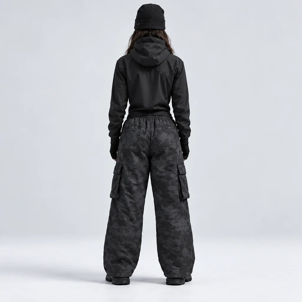 Sleet - Unisex Quick-Dry Windproof & Waterproof Trousers - Black