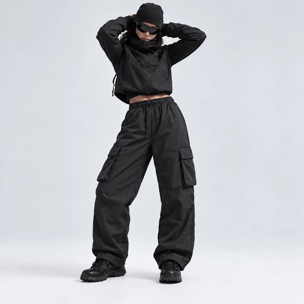 Sleet - Unisex Quick-Dry Windproof & Waterproof Trousers - Black