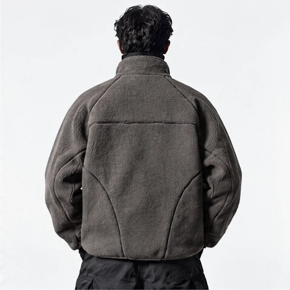 Cleft - Mens Quick-Dry Thermal Wrinkle-Free Fleece Jacket - Brown