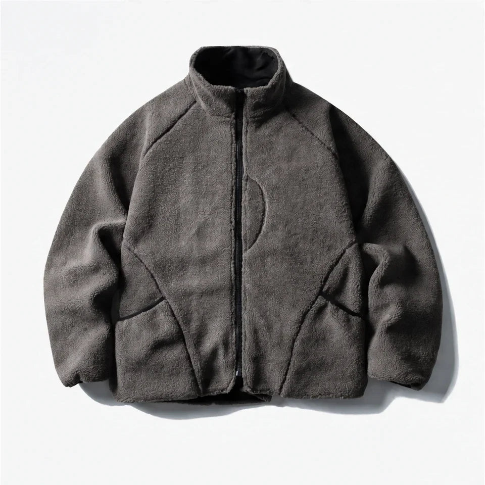 Cleft - Mens Quick-Dry Thermal Wrinkle-Free Fleece Jacket - Brown
