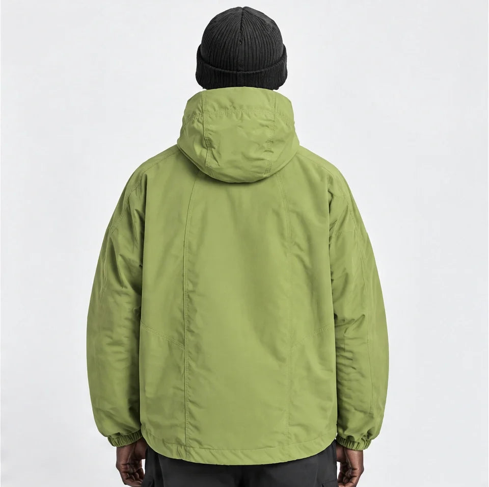 Zephyr - Unisex Water-Repellent & Windproof Hooded Lightweight Jacket - Yellow Green