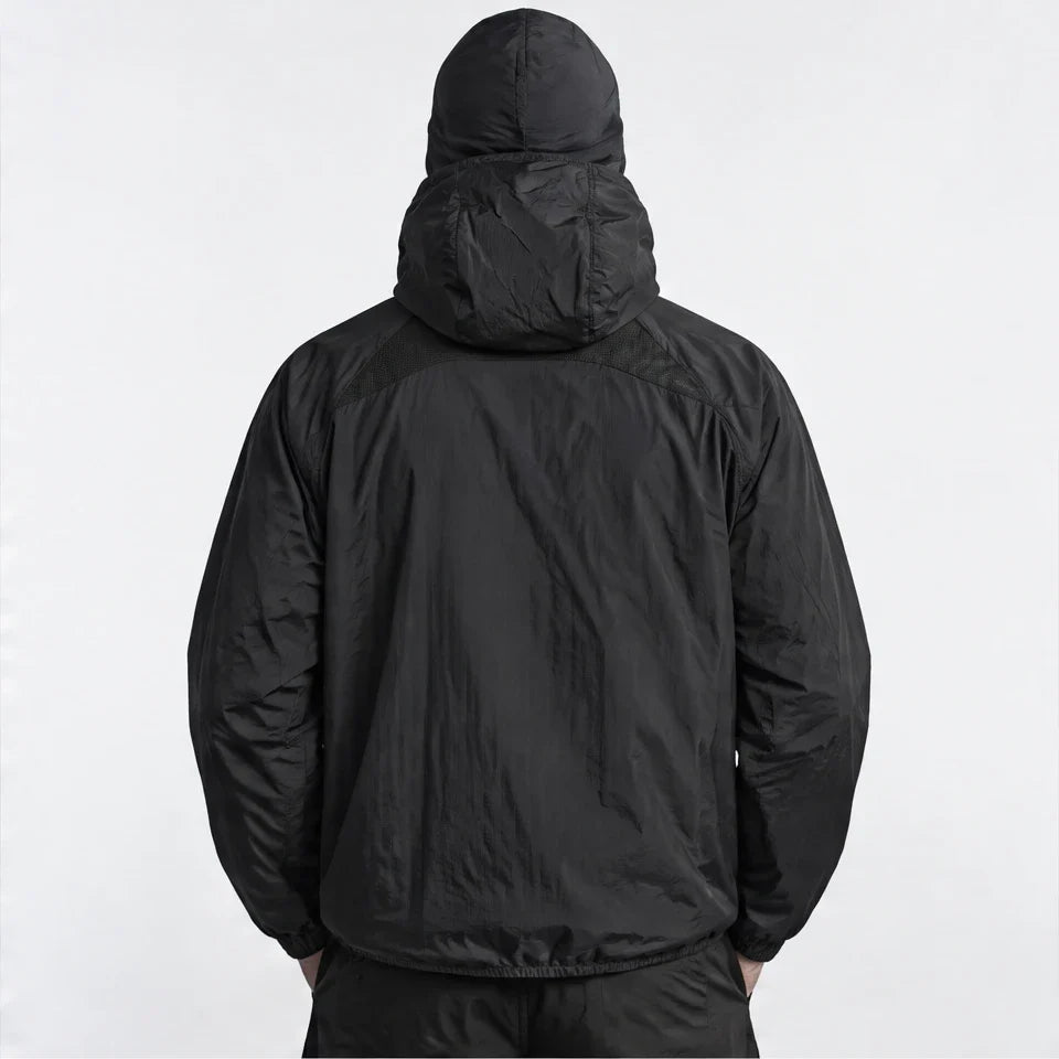 Virga - Unisex Water-Repellent & Windproof Mesh-Vent Lightweight Jacket - Black