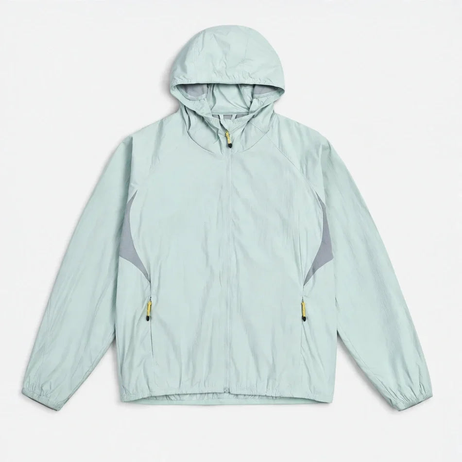 Virga - Unisex Water-Repellent & Windproof Mesh-Vent Lightweight Jacket - Green