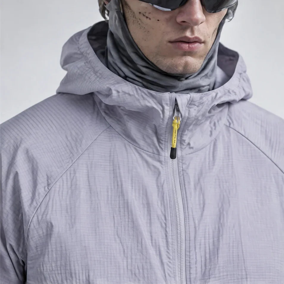 Virga - Unisex Water-Repellent & Windproof Mesh-Vent Lightweight Jacket - Purple