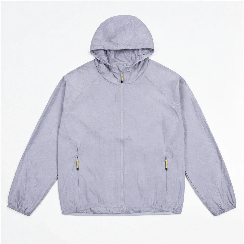 Virga - Unisex Water-Repellent & Windproof Mesh-Vent Lightweight Jacket - Purple