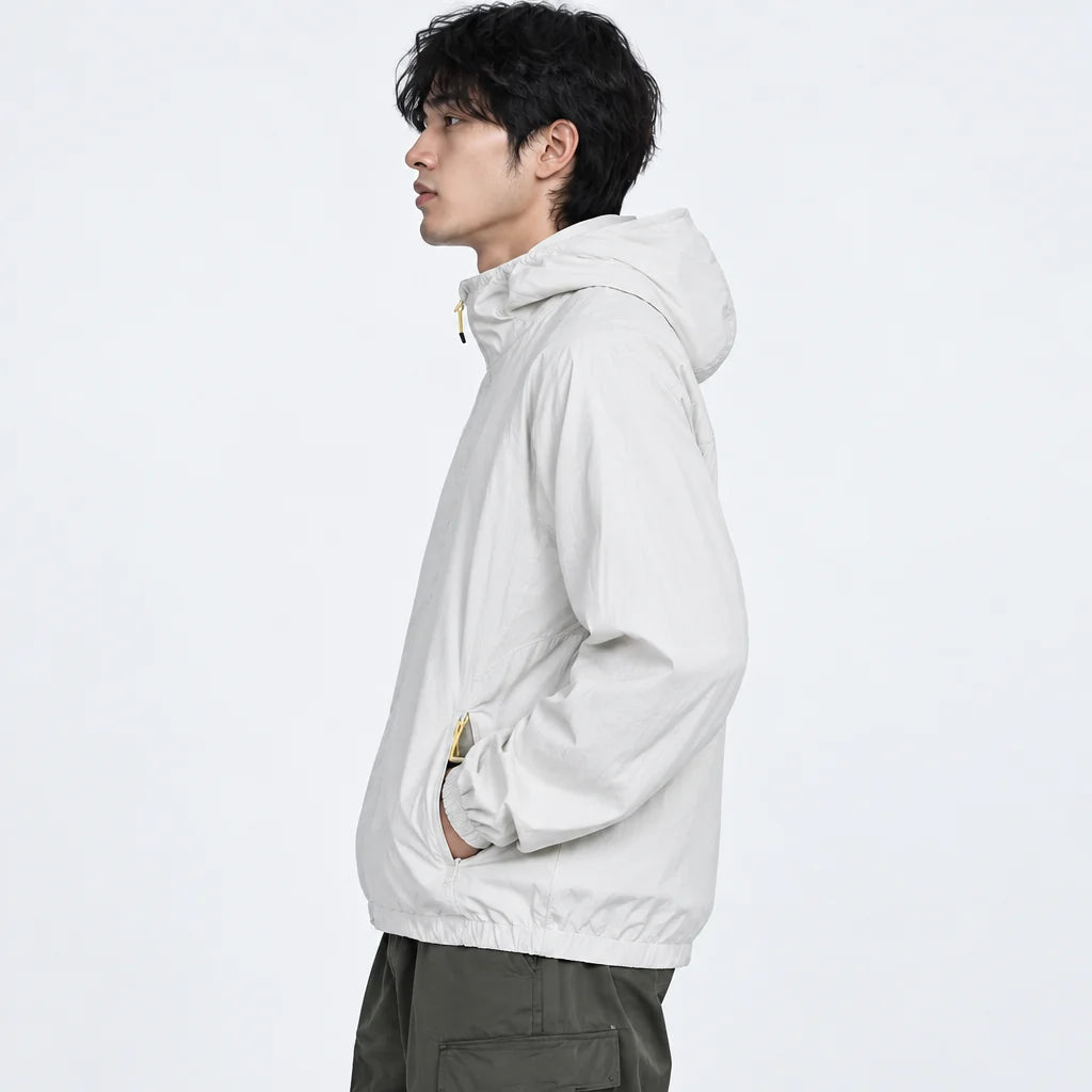 Virga - Unisex Water-Repellent & Windproof Mesh-Vent Lightweight Jacket - White