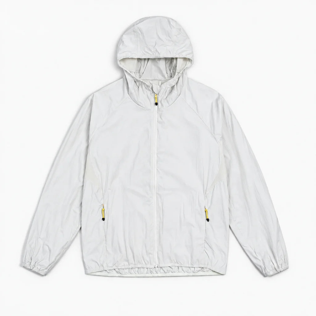 Virga - Unisex Water-Repellent & Windproof Mesh-Vent Lightweight Jacket - White