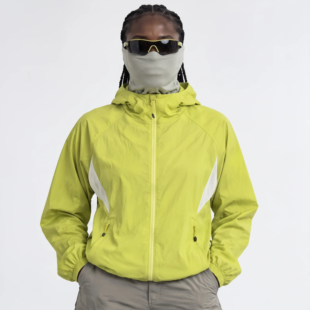 Virga - Unisex Water-Repellent & Windproof Mesh-Vent Lightweight Jacket - Yellow