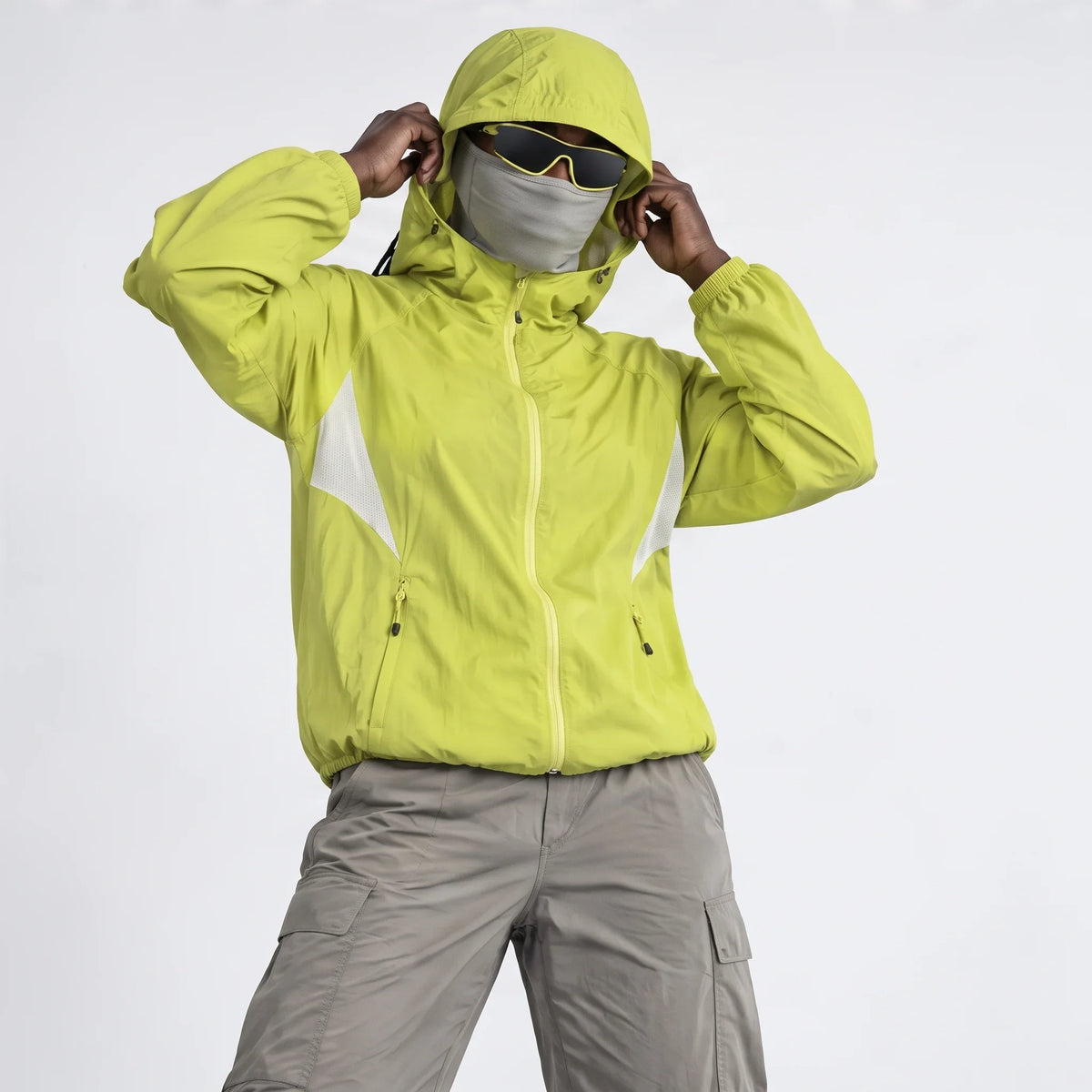 Virga - Unisex Water-Repellent & Windproof Mesh-Vent Lightweight Jacket - Yellow