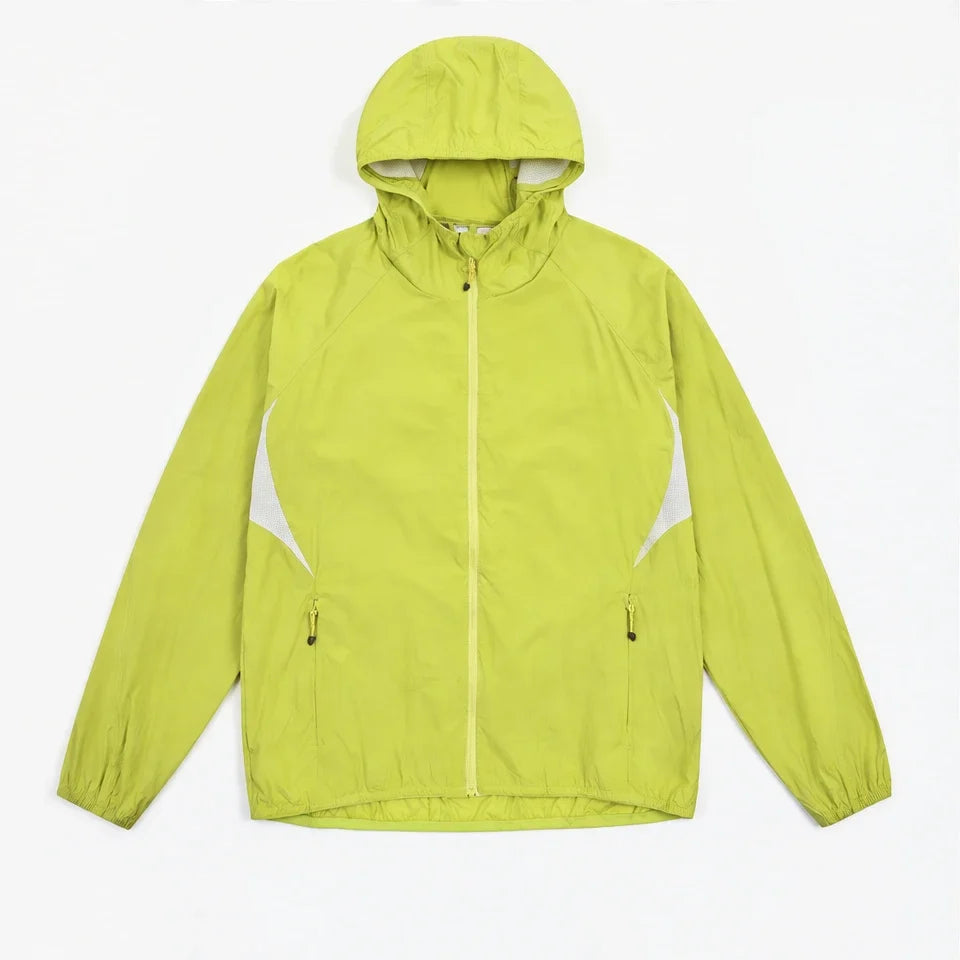 Virga - Unisex Water-Repellent & Windproof Mesh-Vent Lightweight Jacket - Yellow