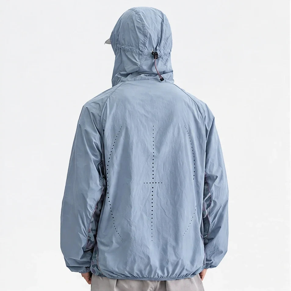 Cirrus - Unisex Water-Repellent & Windproof Reflective Lightweight Jacket - Blue