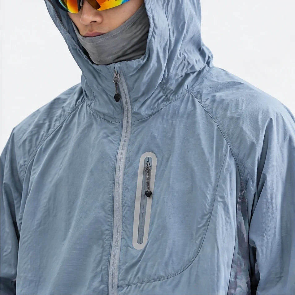 Cirrus - Unisex Water-Repellent & Windproof Reflective Lightweight Jacket - Blue