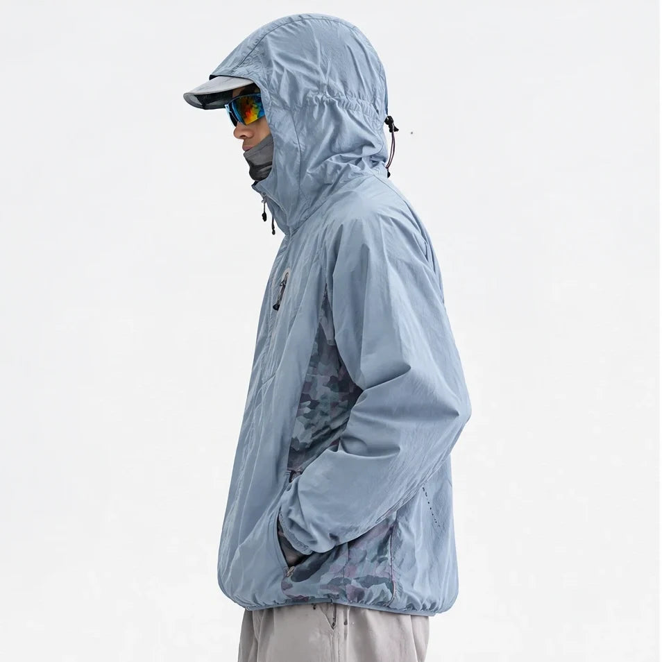 Cirrus - Unisex Water-Repellent & Windproof Reflective Lightweight Jacket - Blue
