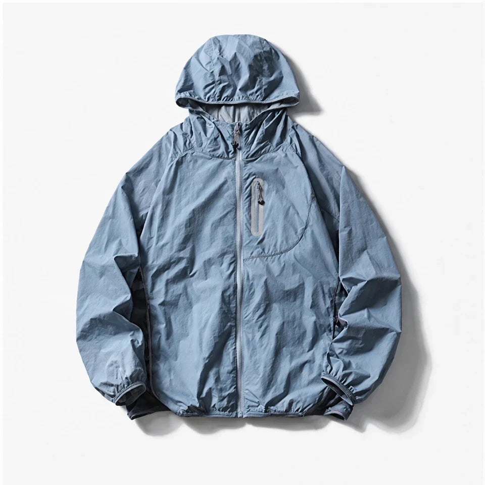 Cirrus - Unisex Water-Repellent & Windproof Reflective Lightweight Jacket - Blue