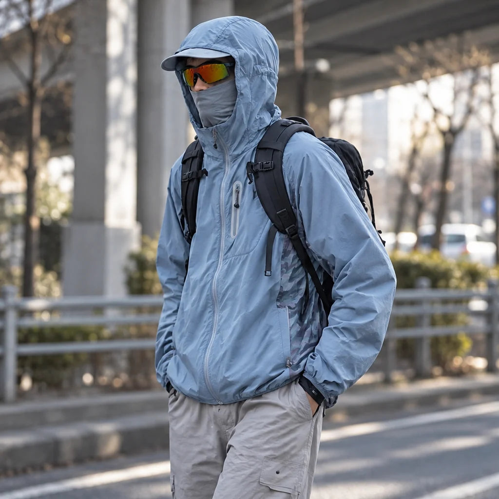 Cirrus - Unisex Water-Repellent & Windproof Reflective Lightweight Jacket - Blue