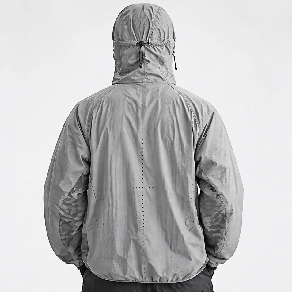 Cirrus - Unisex Water-Repellent & Windproof Reflective Lightweight Jacket - Grey