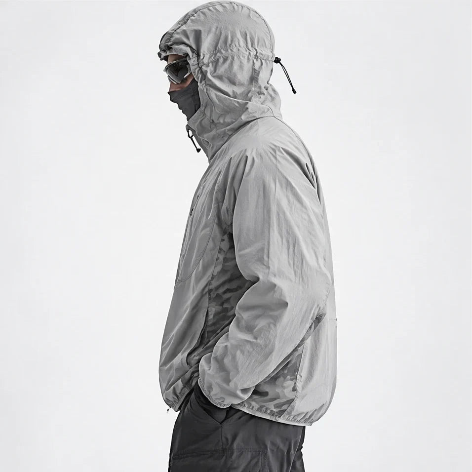 Cirrus - Unisex Water-Repellent & Windproof Reflective Lightweight Jacket - Grey