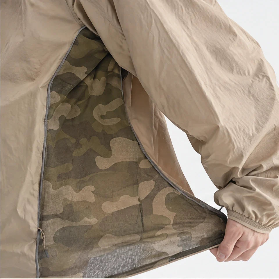 Cirrus - Unisex Water-Repellent & Windproof Reflective Lightweight Jacket - Khaki