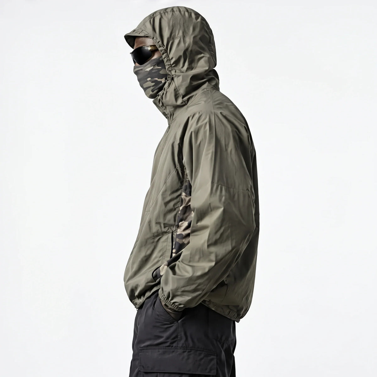 Cirrus - Unisex Water-Repellent & Windproof Reflective Lightweight Jacket - Military Green