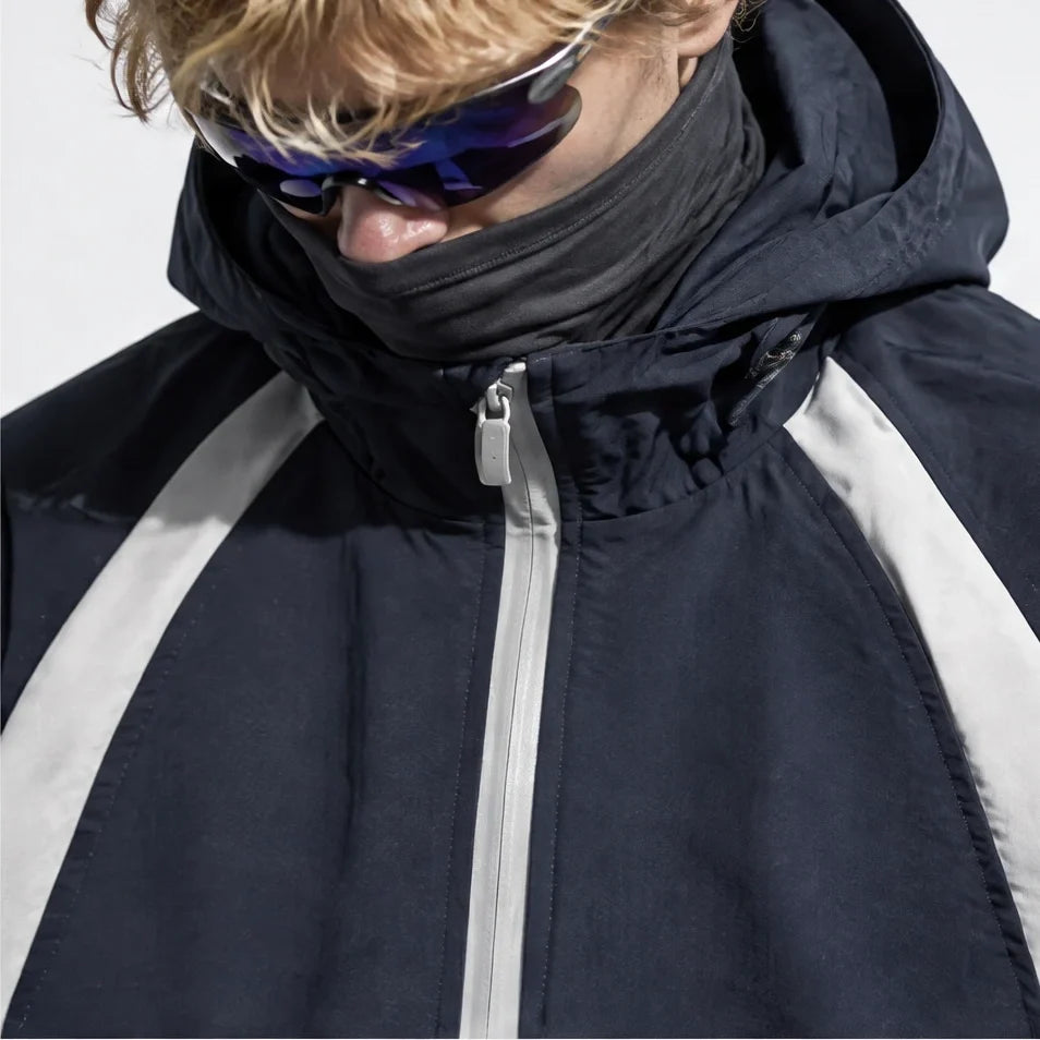 Nimbus - Unisex Water-Repellent & Windproof Hooded Lightweight Jacket - Navy Blue