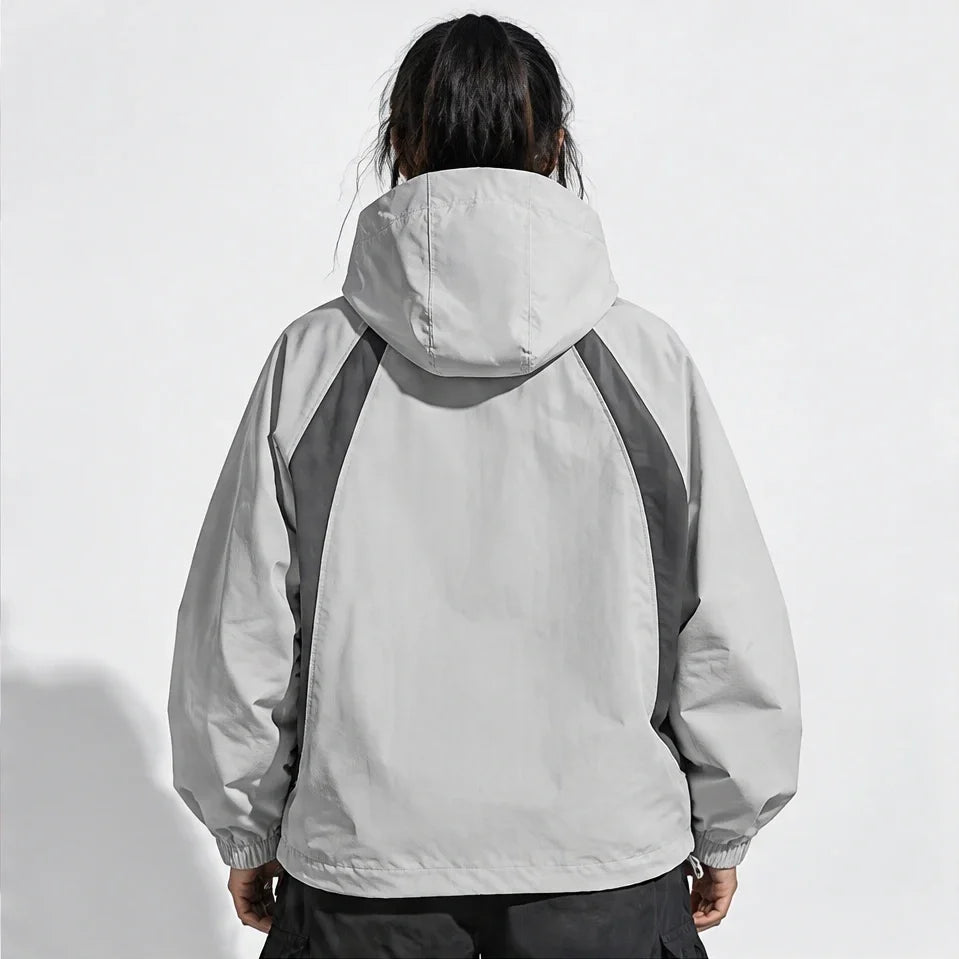 Nimbus - Unisex Water-Repellent & Windproof Hooded Lightweight Jacket - Off-white