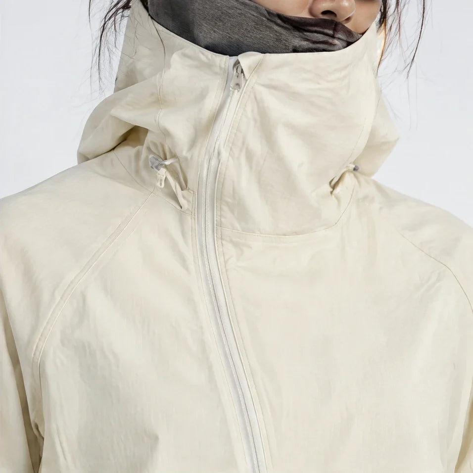 Gale - Unisex Water-Repellent & Windproof Relaxed Fit Lightweight Jacket - Apricot