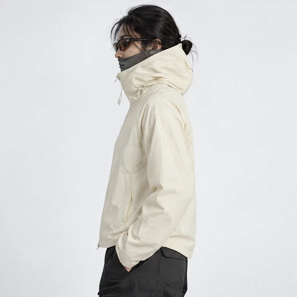Gale - Unisex Water-Repellent & Windproof Relaxed Fit Lightweight Jacket - Apricot