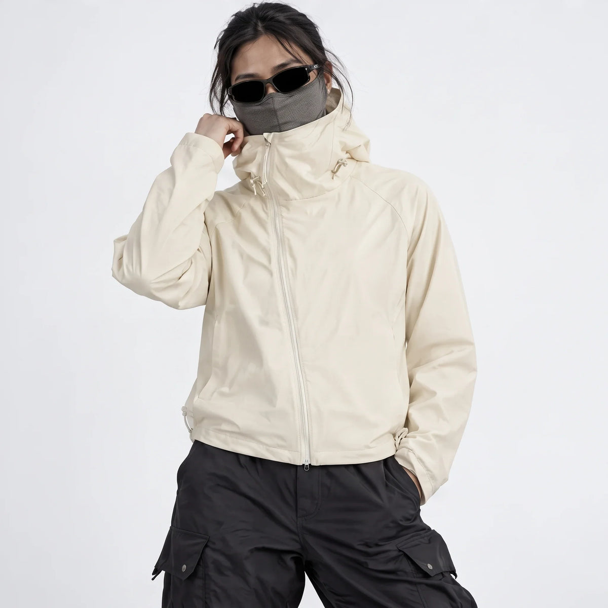 Gale - Unisex Water-Repellent & Windproof Relaxed Fit Lightweight Jacket - Apricot